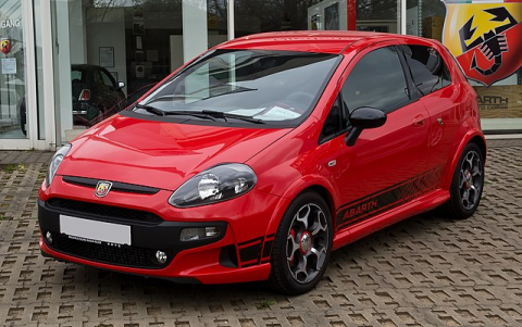 Abarth Punto Kleinwagen Front
