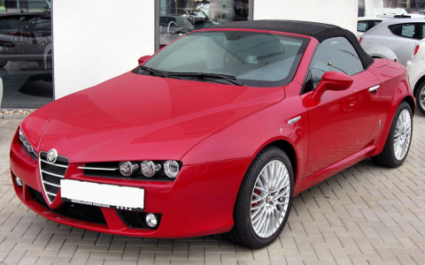 Alfa Romeo Spider Cabriolet Front