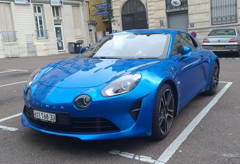 Alpine A110 Coupé Front