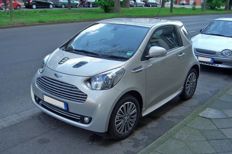 Aston Martin Cygnet Kleinwagen Front