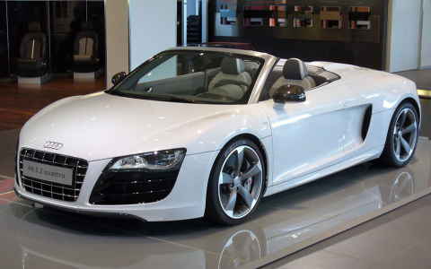 Audi R8 42 Cabriolet Front
