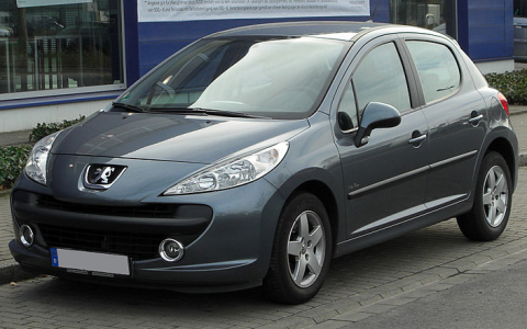 Peugeot 207 Kleinwagen Front